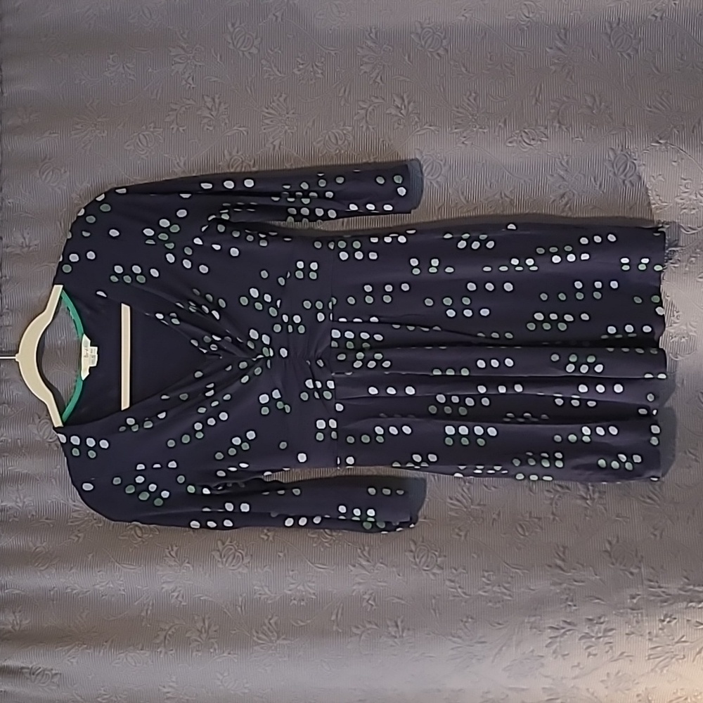 Boden Marion Jersey Tunic Confetti Spot Dress, 6P